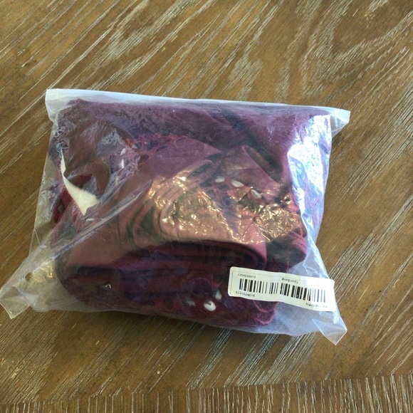 Women’s 2pc Plus Size Burgundy Red Mesh Fishnet High Waisted Bikini Set Size 3XL - Picture 9 of 9